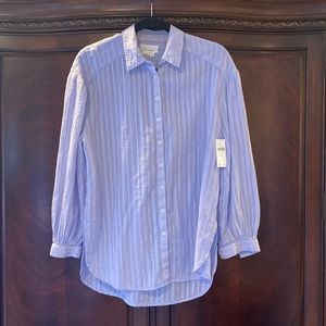 Anthropologie button down shirt 100 precent cotton